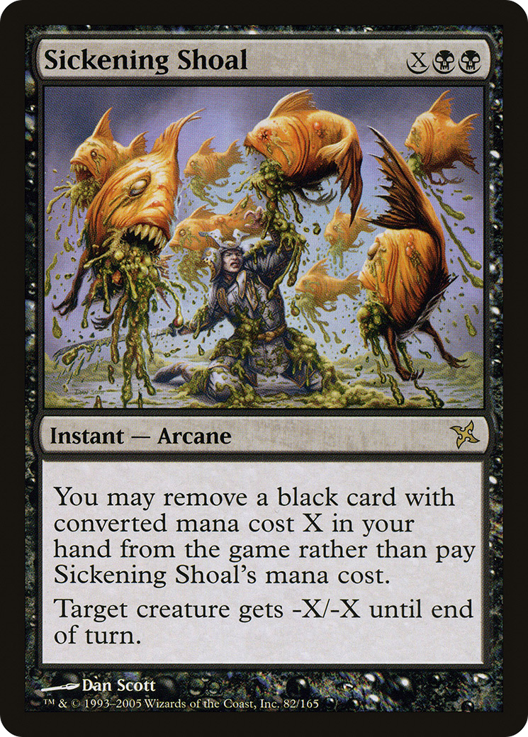 Image of Sickening Shoal (BOK-082) - Betrayers of Kamigawa Foil