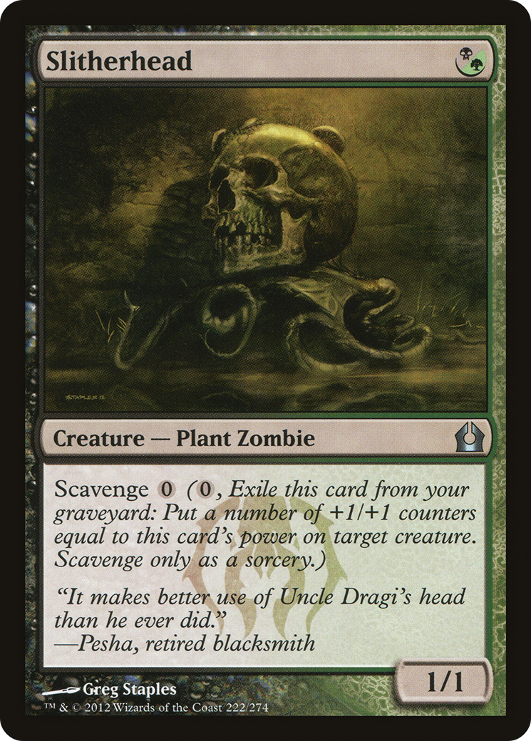 Image of Slitherhead (RTR-222) - Return to Ravnica Foil