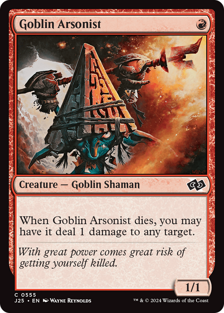 Image of Goblin Arsonist (J25-555) - Foundations Jumpstart