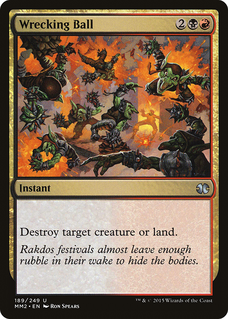 Image of Wrecking Ball (MM2-189) - Modern Masters 2015 Foil
