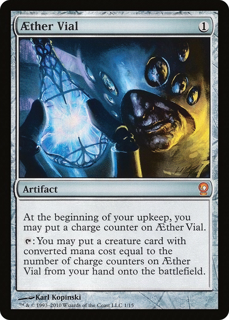 Image of Aether Vial (V10-) - From the Vault: Relics Foil
