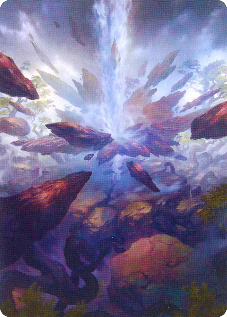 Image of Prismatic Vista // Prismatic Vista (AZNR-035) - Zendikar Rising Art Series (Borderless)