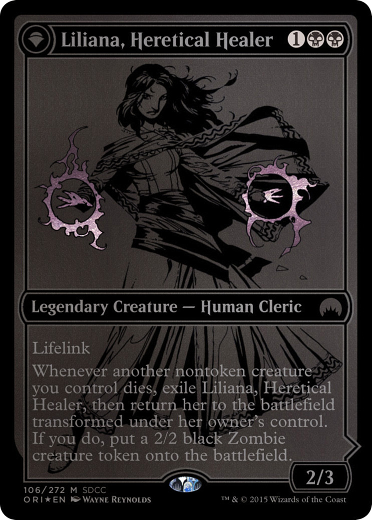 Image of Liliana, Heretical Healer (SDCC 2015 Exclusive) (MEDIA-106) - San Diego Comic-Con 2015: (originpwdfc) Foil