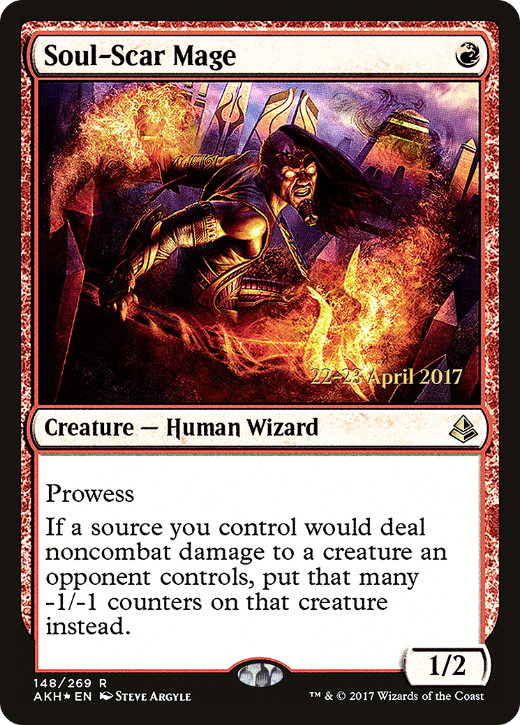 Image of Soul-Scar Mage (PRE-148) - Amonkhet Promos Foil