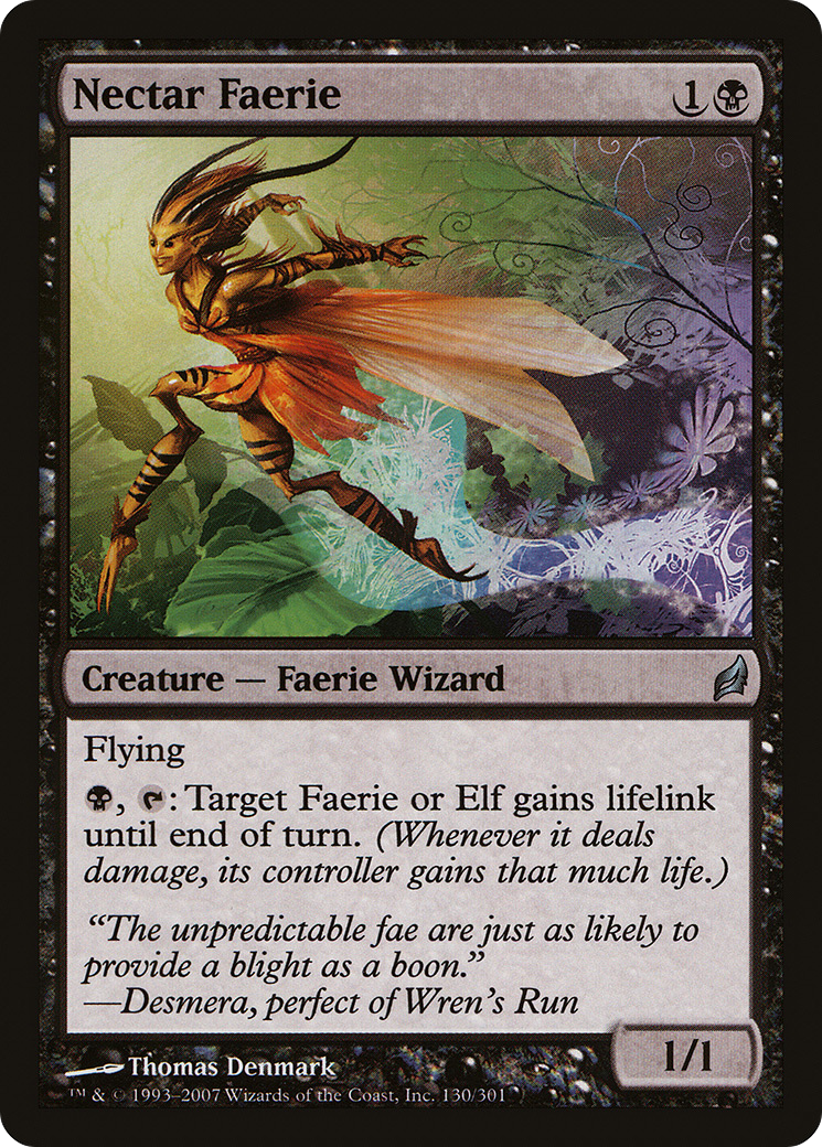 Image of Nectar Faerie (LRW-130) - Lorwyn Foil