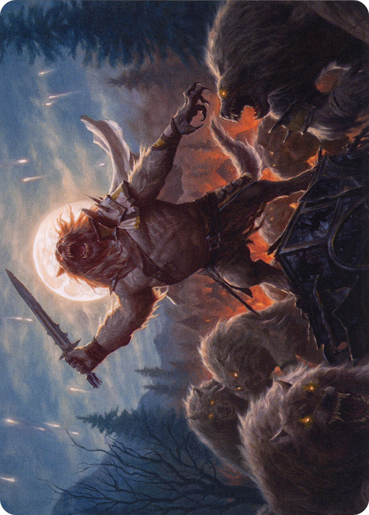 Image of Tovolar, the Midnight Scourge // Tovolar, the Midnight Scourge (AMID-006) - Midnight Hunt Art Series (Borderless) Foil