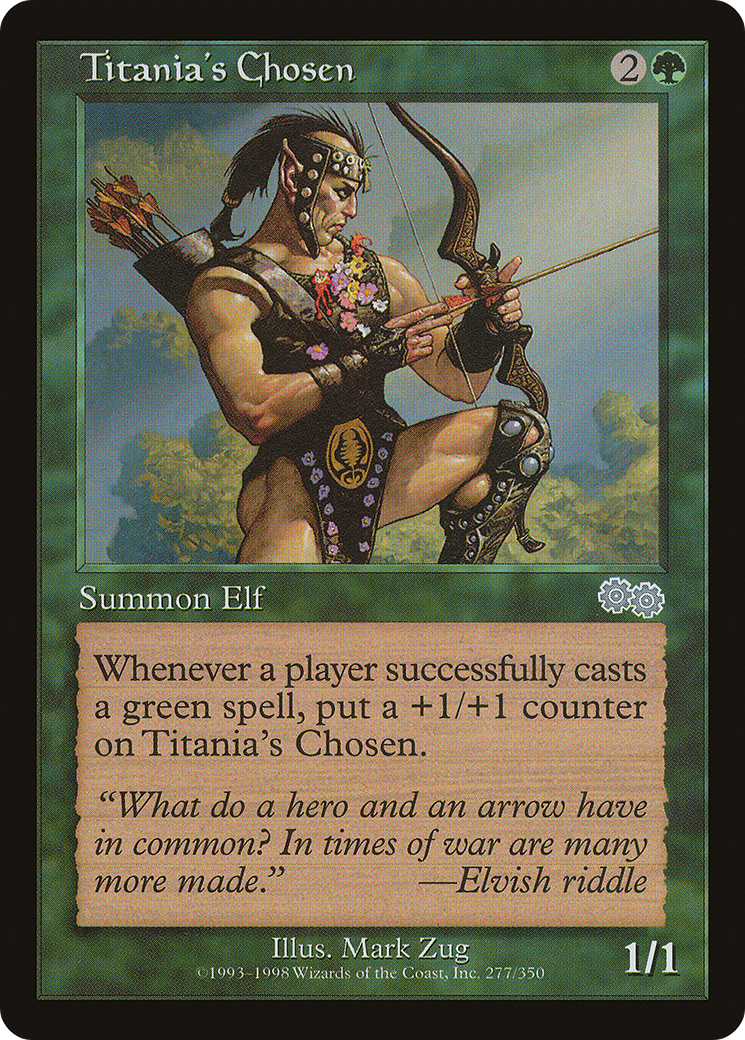 Image of Titania's Chosen (USG-277) - Urza's Saga