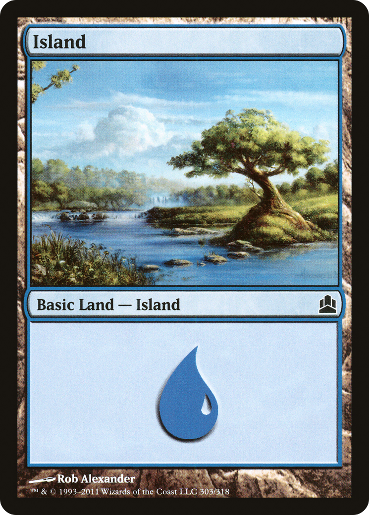 Image of Island (303) (CMD-303) - Commander 2011