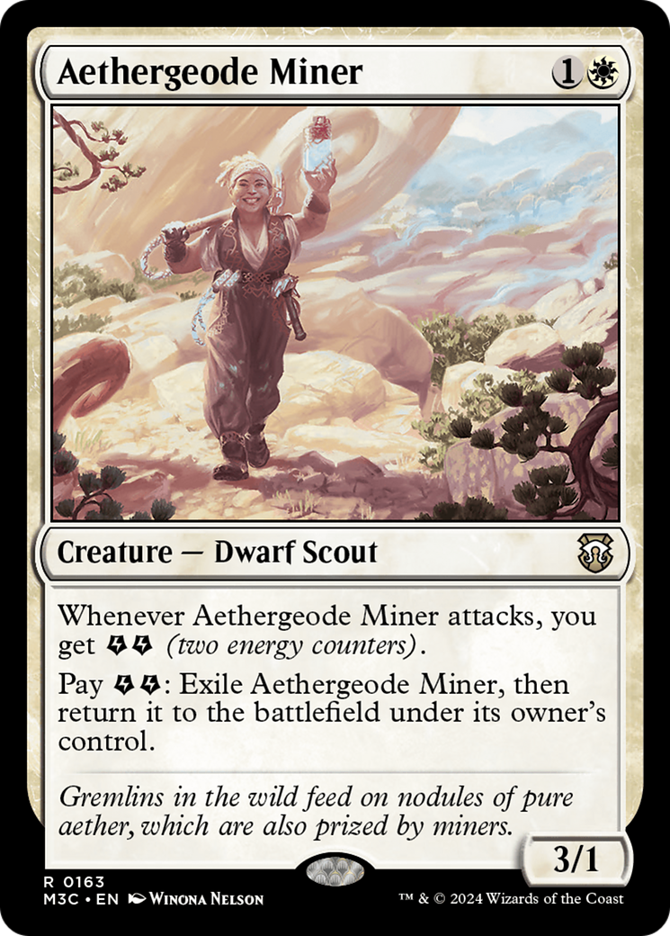 Image of Aethergeode Miner (M3C-163) - Modern Horizons 3 Commander