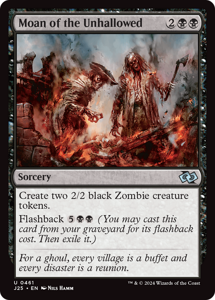 Image of Moan of the Unhallowed (J25-461) - Foundations Jumpstart