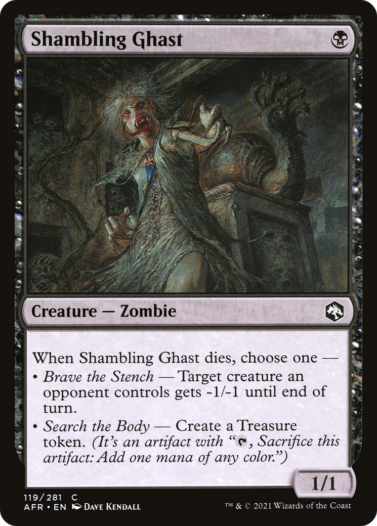Image of Shambling Ghast (AFR-119) - Adventures in the Forgotten Realms Foil