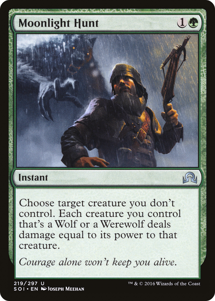 Image of Moonlight Hunt (SOI-219) - Shadows over Innistrad Foil