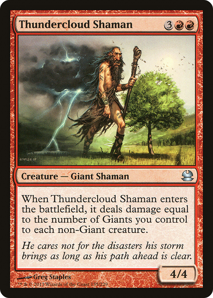 Image of Thundercloud Shaman (MMA-135) - Modern Masters