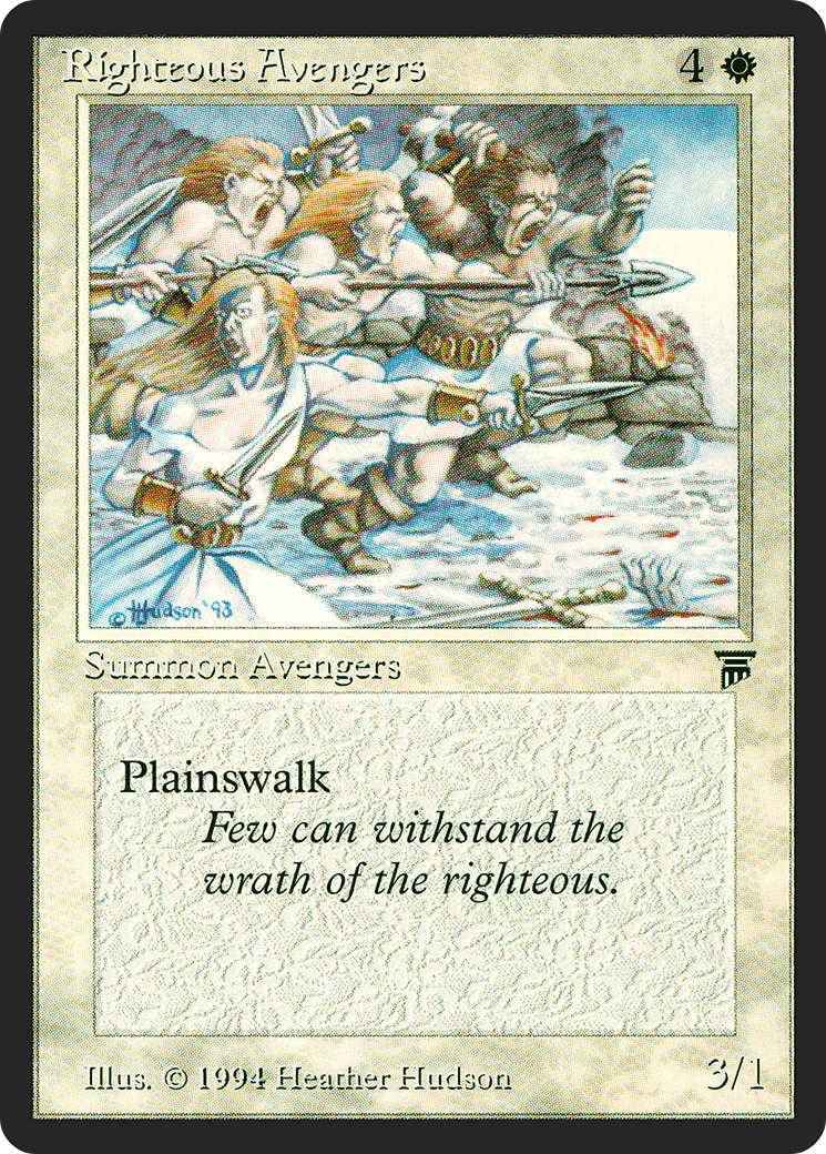 Image of Righteous Avengers (LEG-) - Legends