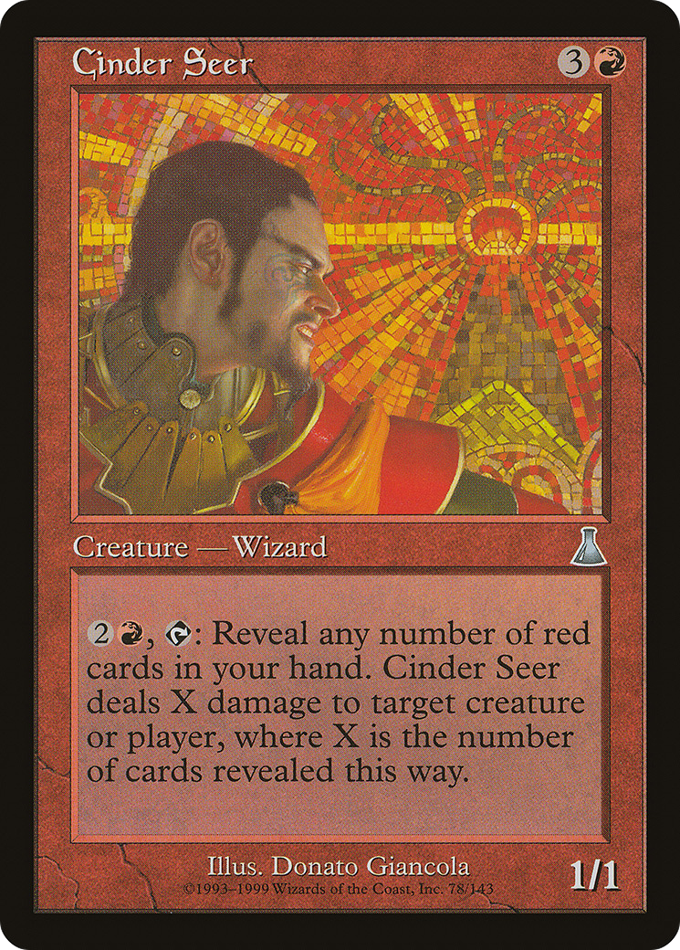 Image of Cinder Seer (UDS-078) - Urza's Destiny
