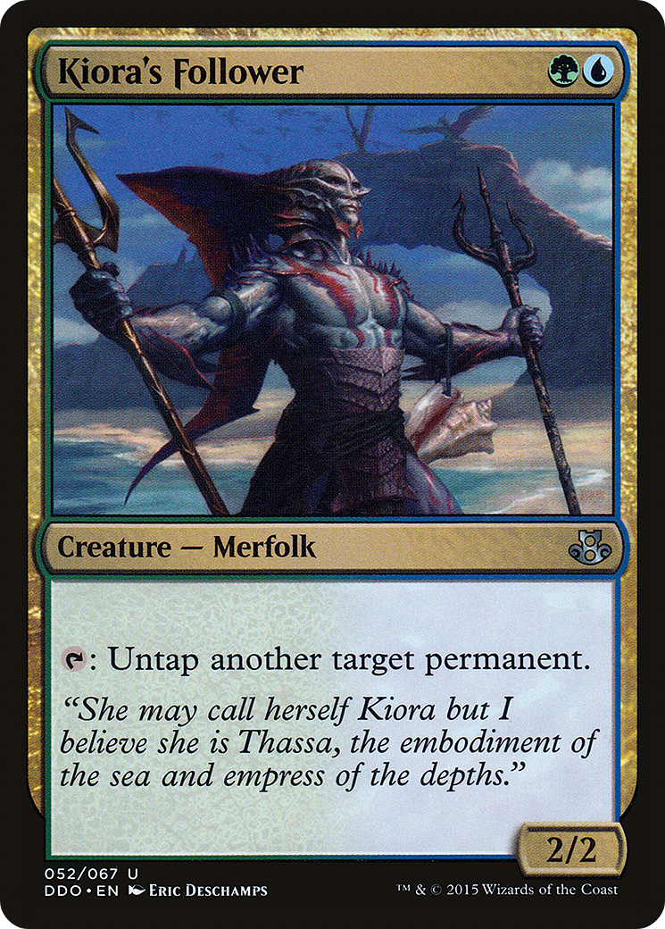 Image of Kiora's Follower (DDO-052) - Duel Decks: Elspeth vs. Kiora
