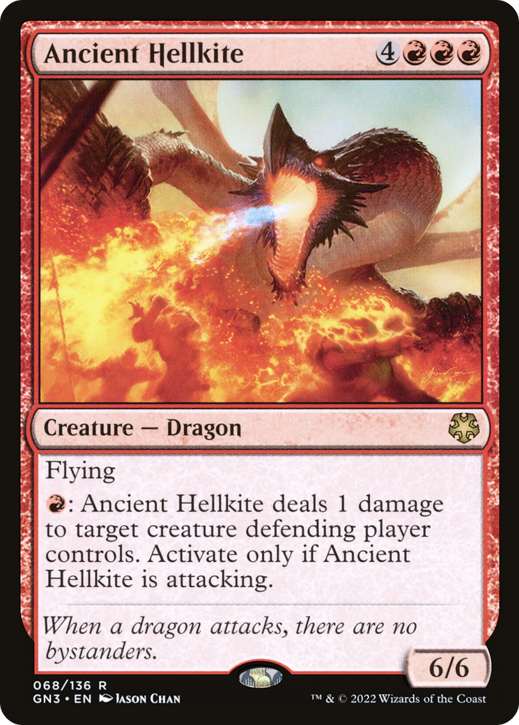 Image of Ancient Hellkite (GN3-068) - Game Night: Free-for-All