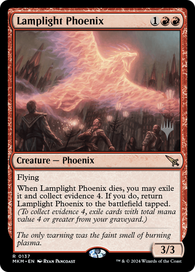 Image of Lamplight Phoenix (PPMKM-137) - Murders at Karlov Manor Promos