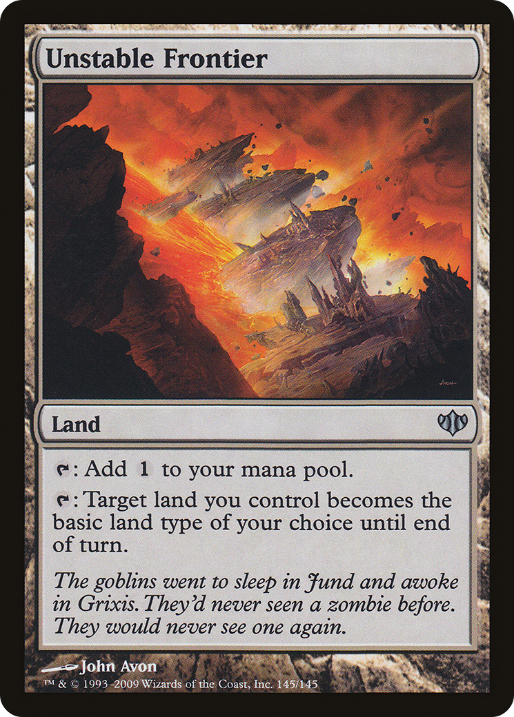 Image of Unstable Frontier (CON-145) - Conflux Foil