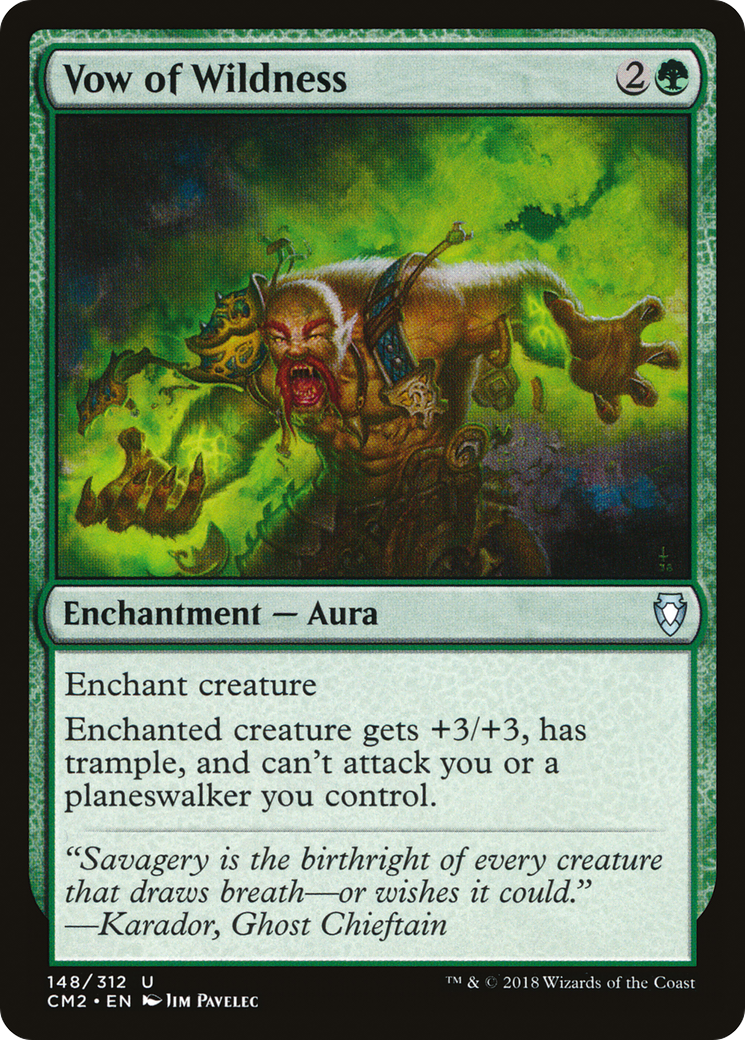 Image of Vow of Wildness (CM2-148) - Commander Anthology Volume II