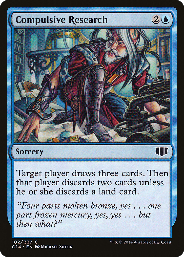 Image of Compulsive Research (C14-102) - Commander 2014