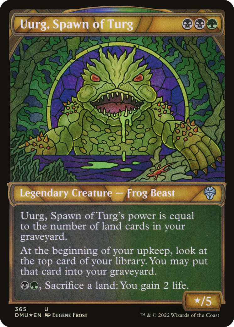 Image of Uurg, Spawn of Turg (Textured Foil) (DMU-365) - Dominaria United: (Showcase) Foil