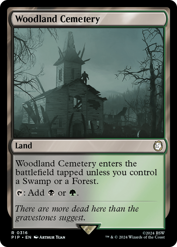 Image of Woodland Cemetery (PIP-316) - Fallout Foil