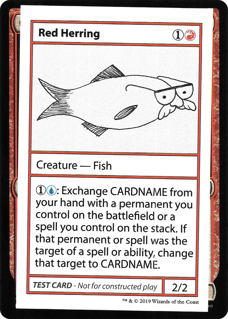 Image of Red Herring (No PW Symbol) (CMB1-) - Mystery Booster Playtest Cards 2021