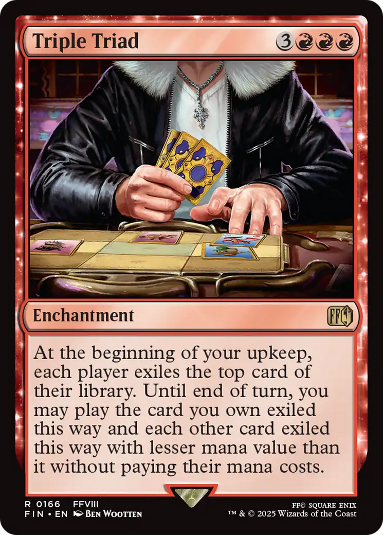 Image of Triple Triad (FIN-166) - FINAL FANTASY: (enchantment) Foil