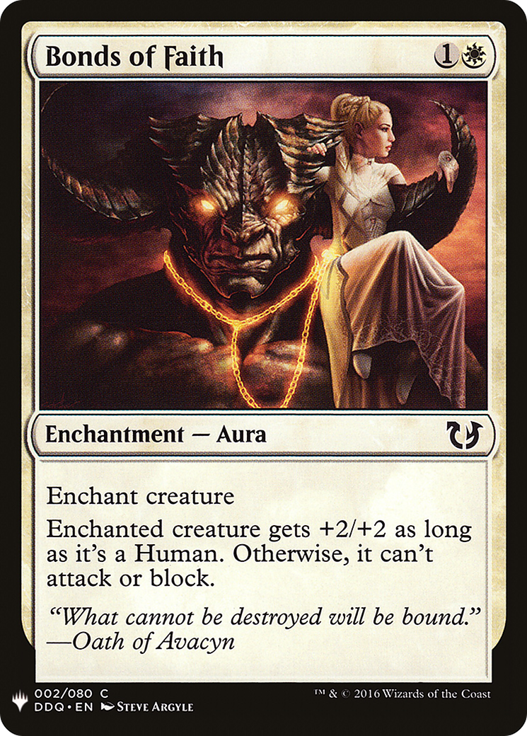 Image of Bonds of Faith (LIST-DDQ-2) - The List