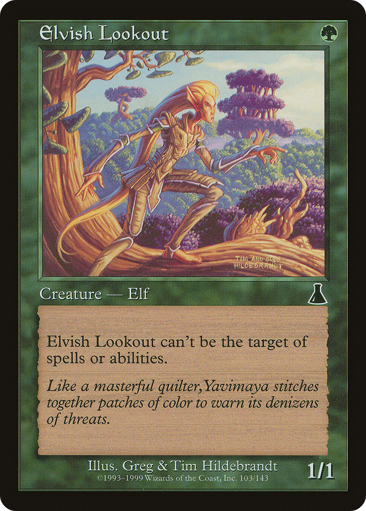 Image of Elvish Lookout (UDS-103) - Urza's Destiny Foil