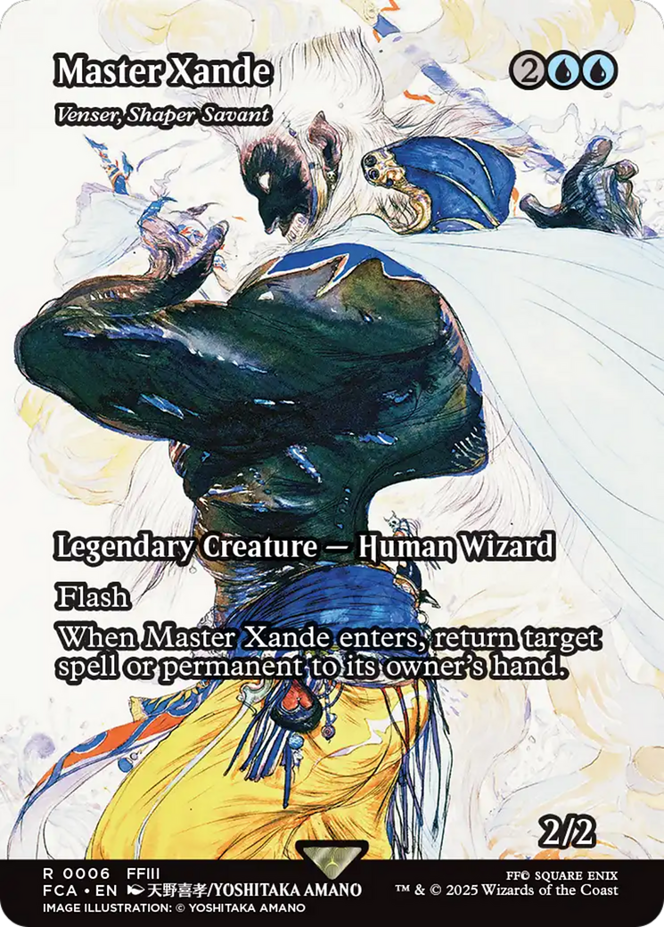 Image of Master Xande - Venser, Shaper Savant (Showcase) (FCA-006) - FINAL FANTASY: Through the Ages / Master Xande (Borderless)