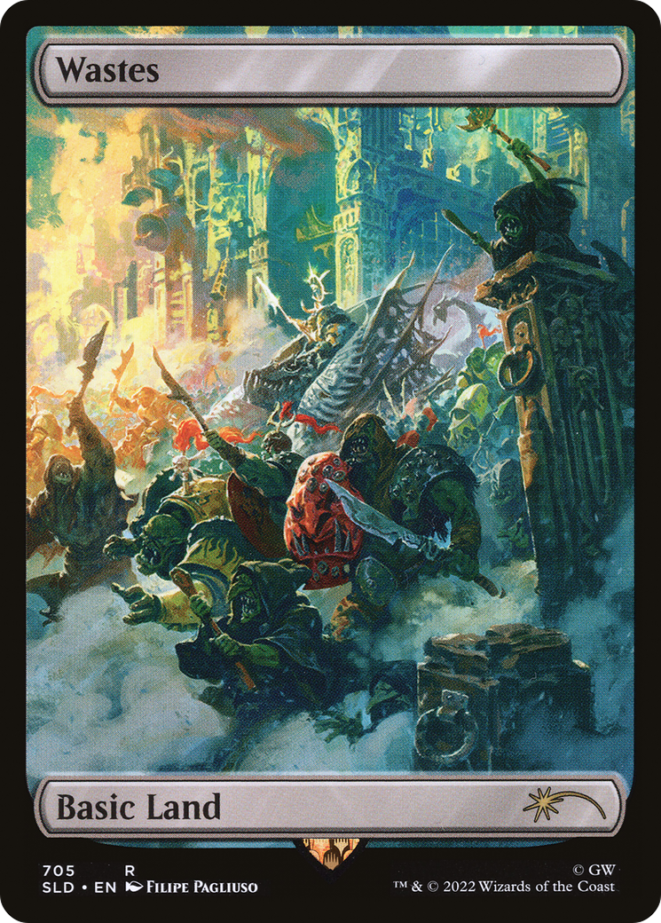Image of Wastes (705) - Full Art (SLD-705) - Secret Lair Drop