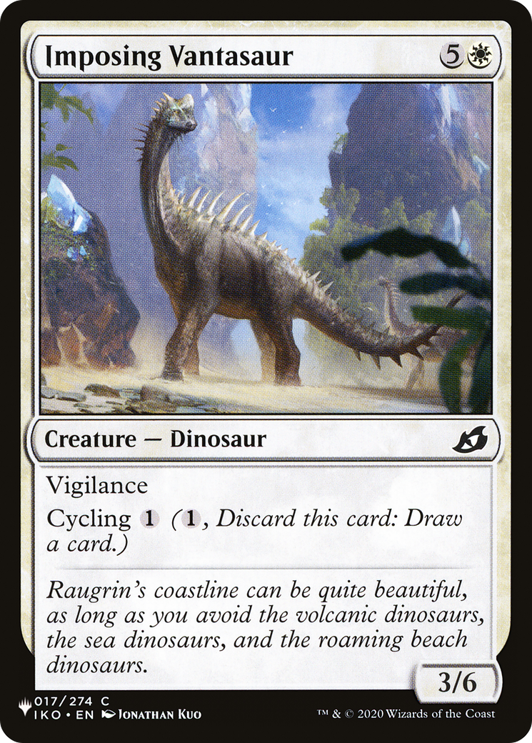 Image of Imposing Vantasaur (LIST-IKO-17) - The List