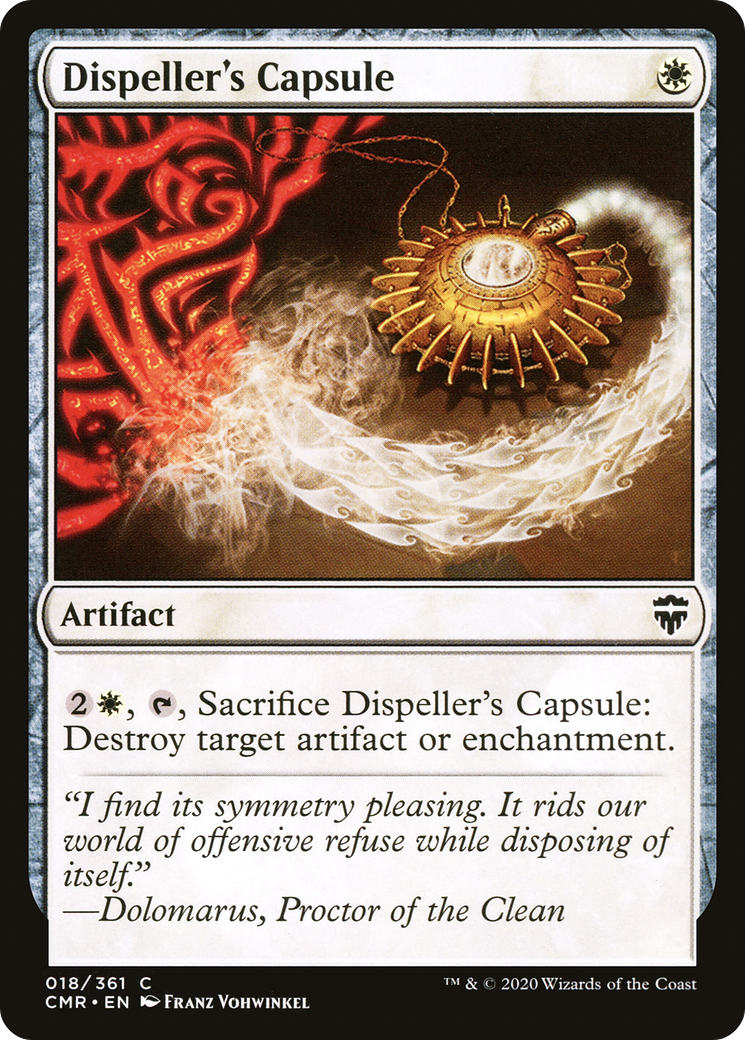 Image of Dispeller's Capsule (CMR-018) - Commander Legends Foil