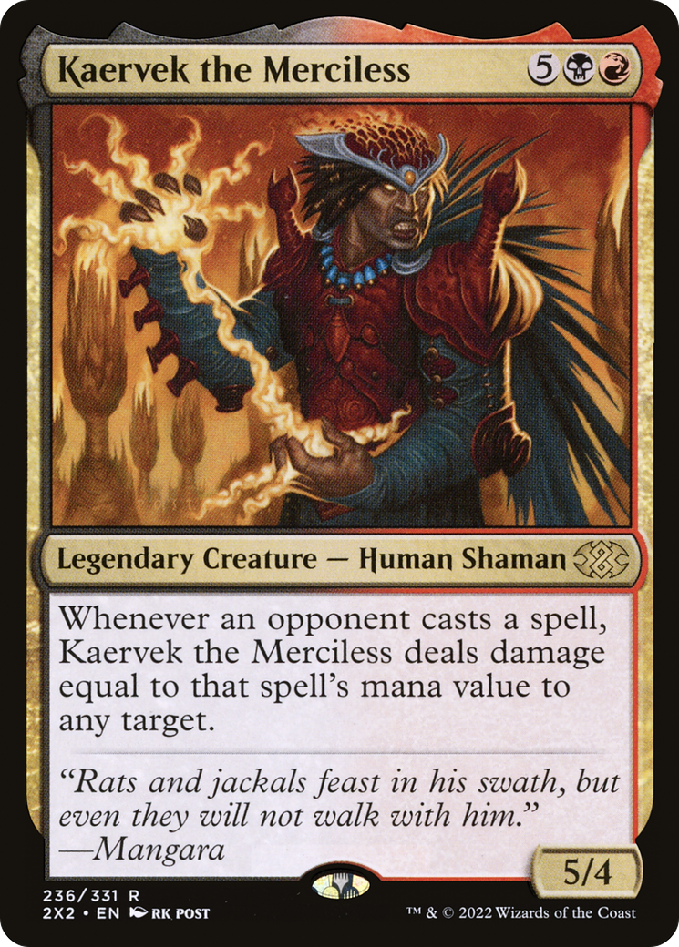 Image of Kaervek the Merciless (2X2-236) - Double Masters 2022