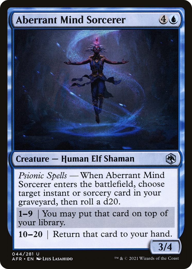 Image of Aberrant Mind Sorcerer (AFR-044) - Adventures in the Forgotten Realms Foil