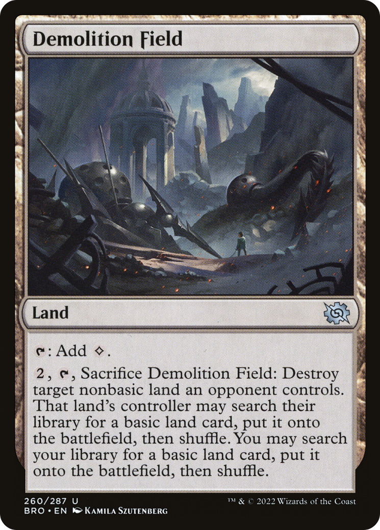 Image of Demolition Field (BRO-260) - The Brothers' War Foil