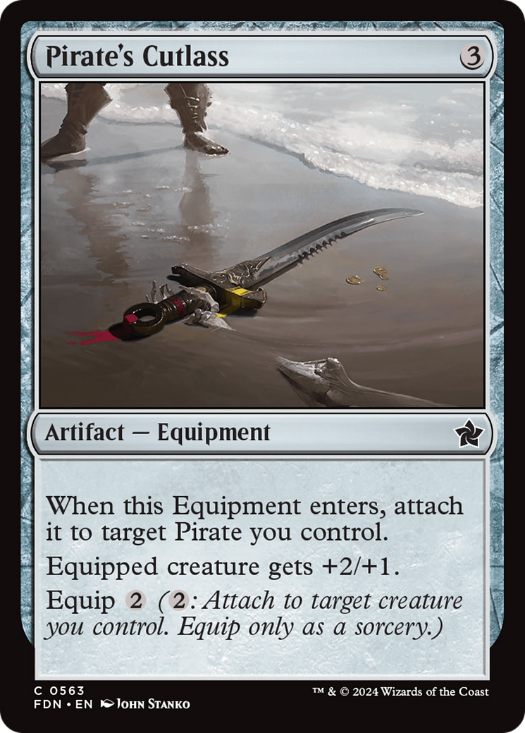 Image of Pirate's Cutlass (FDN-563) - Foundations
