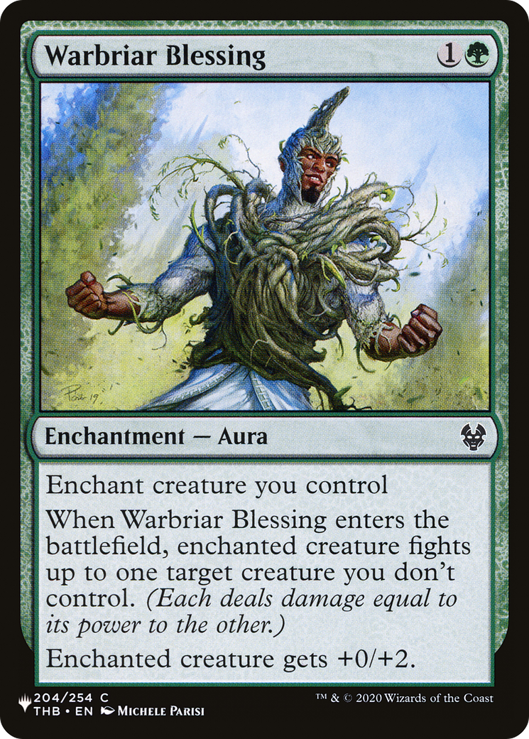 Image of Warbriar Blessing (LIST-THB-204) - The List