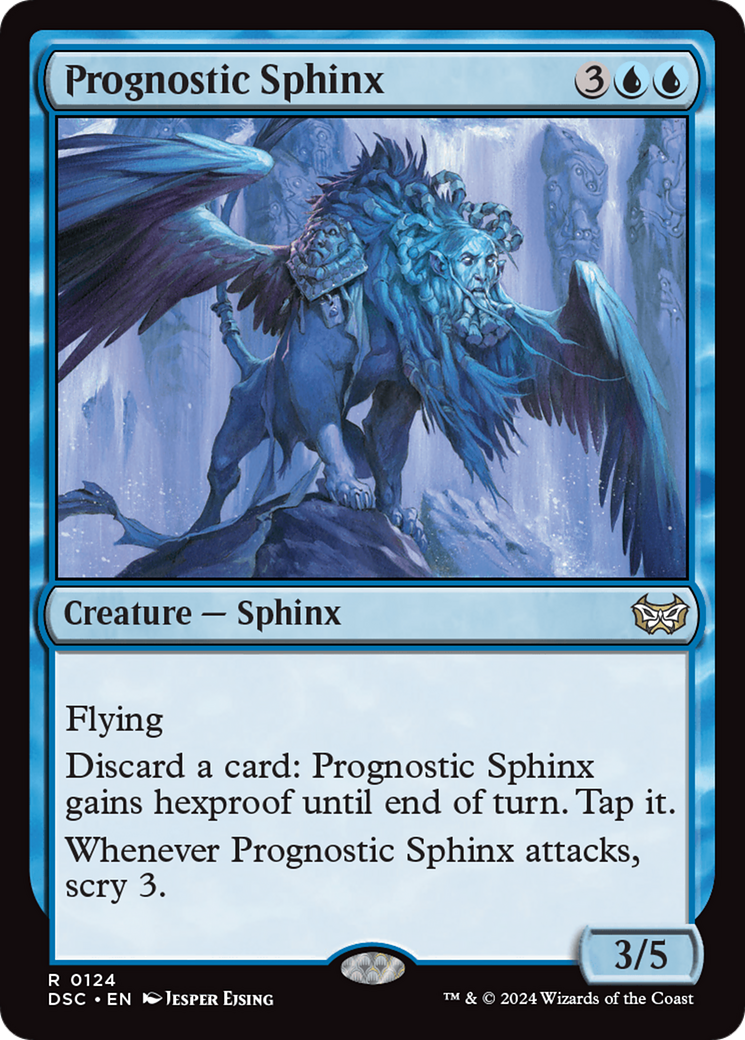 Image of Prognostic Sphinx (DSC-124) - Duskmourn: House of Horror Commander