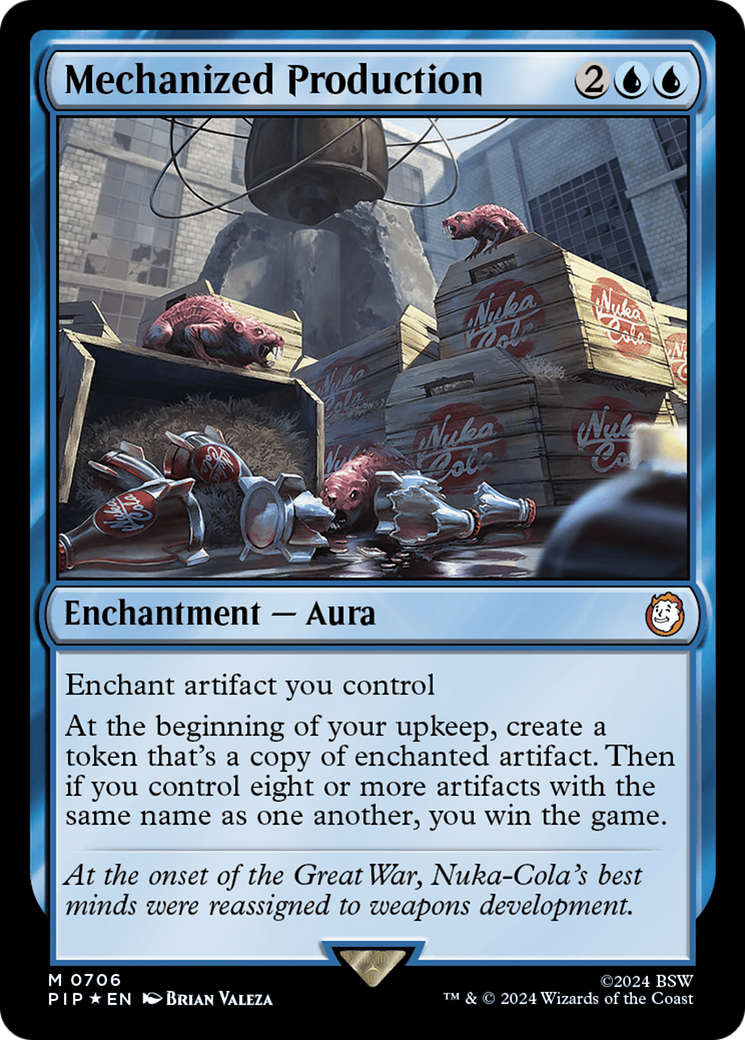 Image of Mechanized Production (Surge Foil) (PIP-706) - Fallout Foil