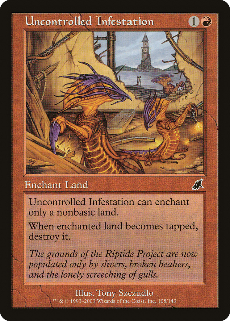 Image of Uncontrolled Infestation (SCG-108) - Scourge Foil