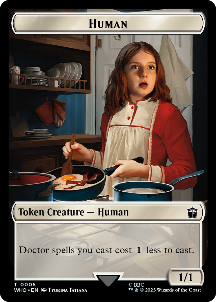 Image of Human (TWHO-005) - Doctor Who Tokens