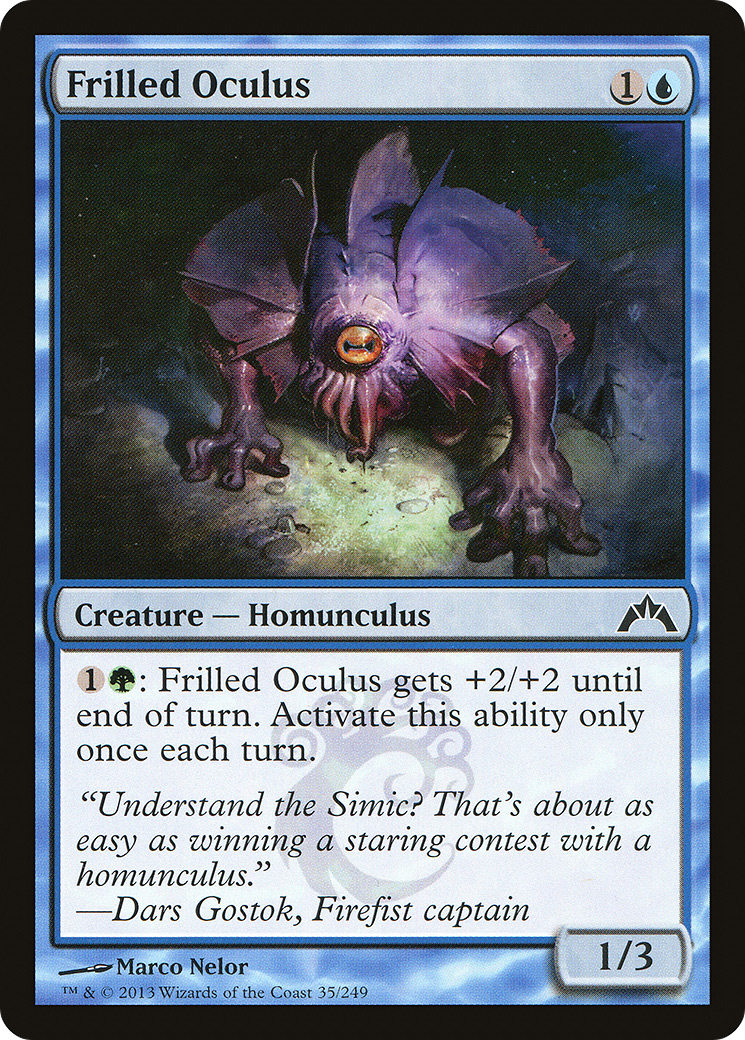 Image of Frilled Oculus (GTC-035) - Gatecrash Foil
