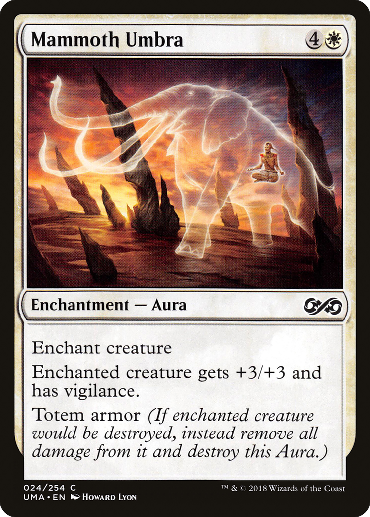 Image of Mammoth Umbra (UMA-024) - Ultimate Masters Foil