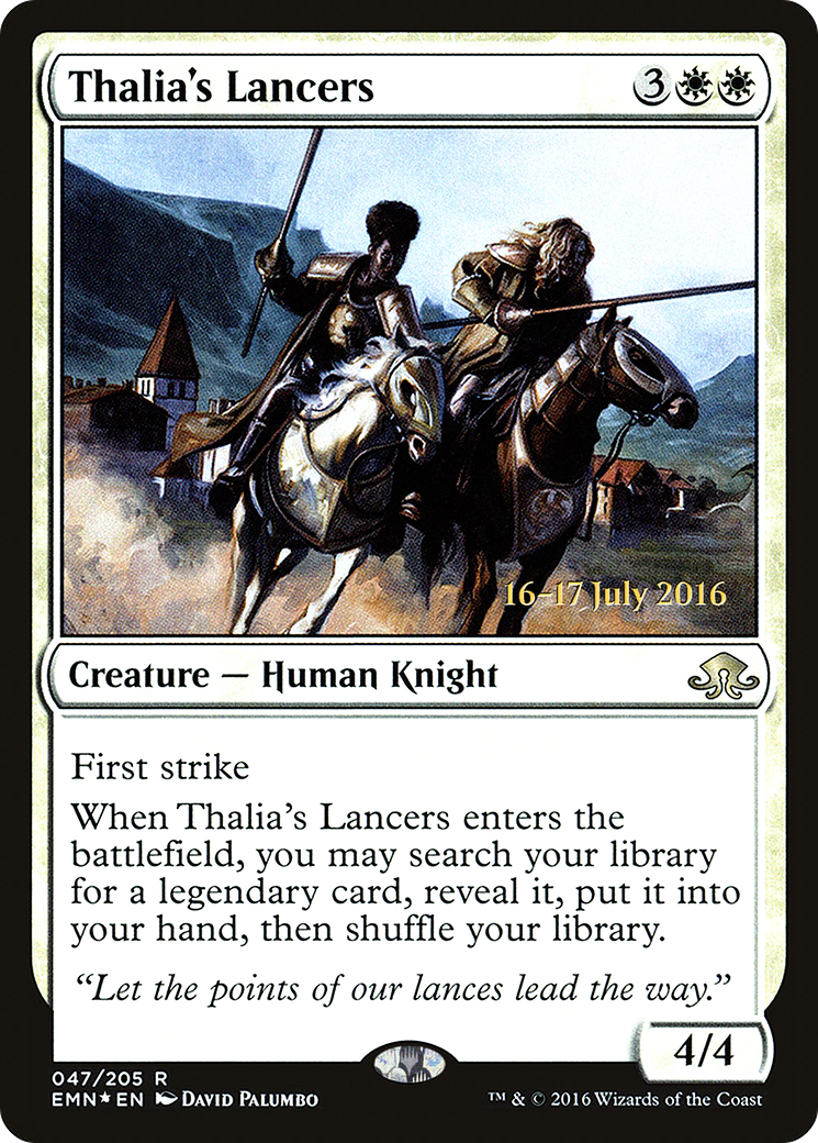 Image of Thalia's Lancers (PRE-047) - Eldritch Moon Promos Foil