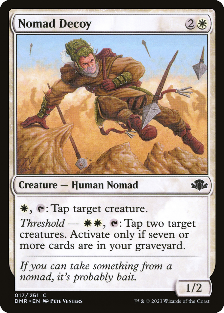 Image of Nomad Decoy (DMR-017) - Dominaria Remastered Foil