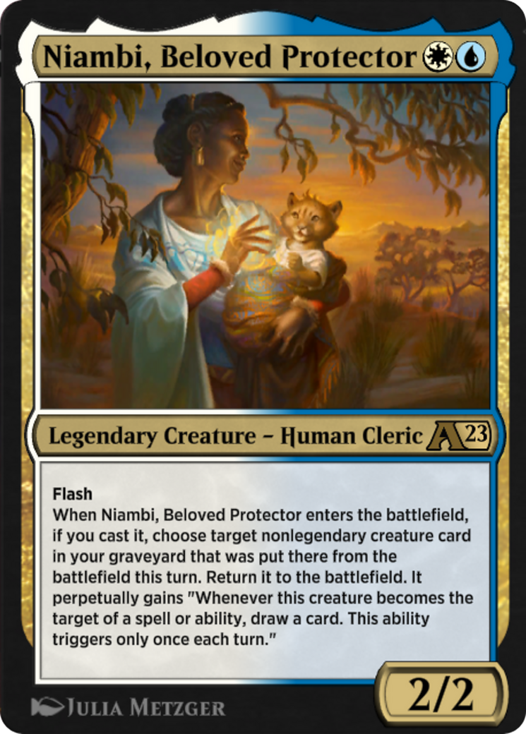 Image of Niambi, Beloved Protector (YDMU-024) - Alchemy: Dominaria