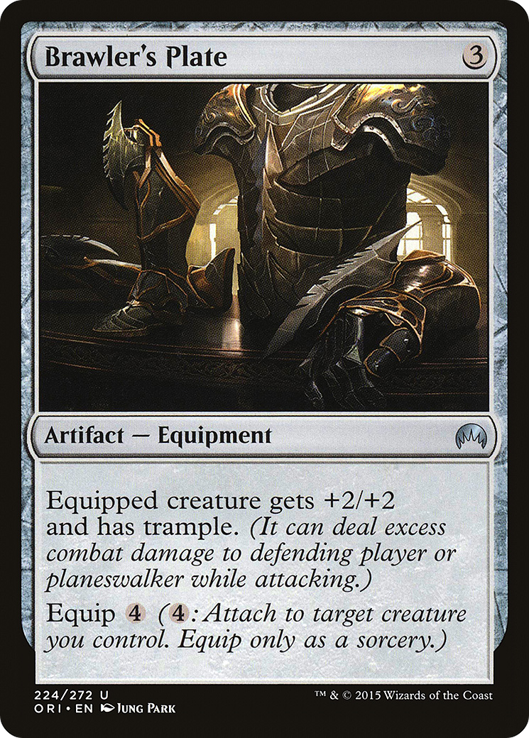 Image of Brawler's Plate (ORI-224) - Magic Origins